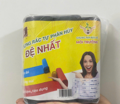 BAO RÁC TRUNG MÀU ĐEN 55x65cm