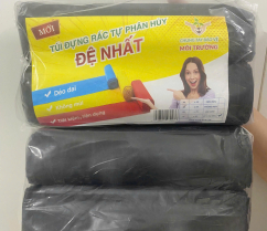 BAO RÁC CỰC ĐẠI MÀU ĐEN 78x92cm