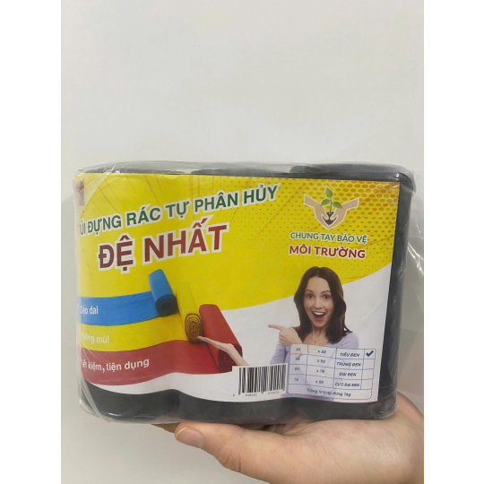 BAO RÁC TIỂU MÀU ĐEN 45x55cm