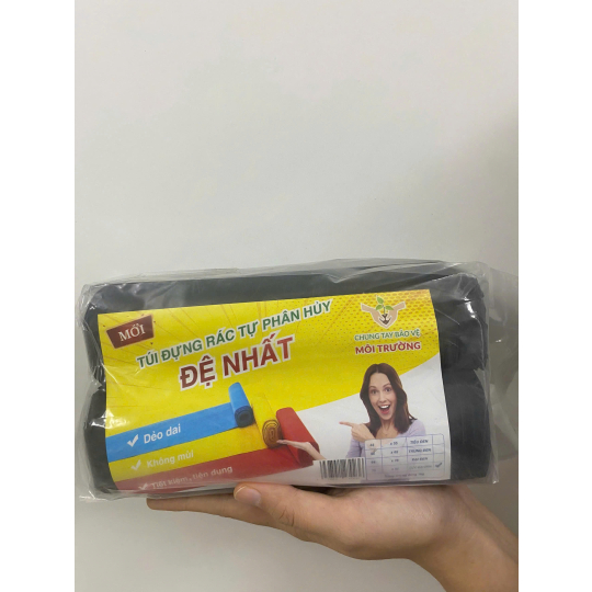 BAO RÁC CỰC ĐẠI MÀU ĐEN 78x92cm
