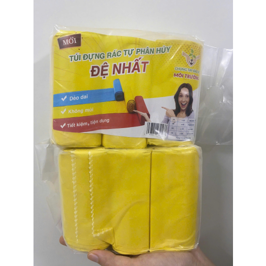 BAO RÁC TIỂU MÀU XANH-ĐỎ-VÀNG 45x55cm