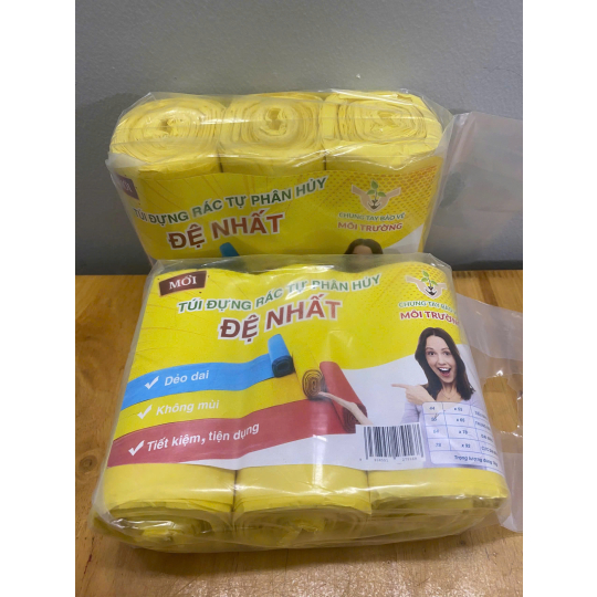BAO RÁC TIỂU MÀU XANH-ĐỎ-VÀNG 45x55cm