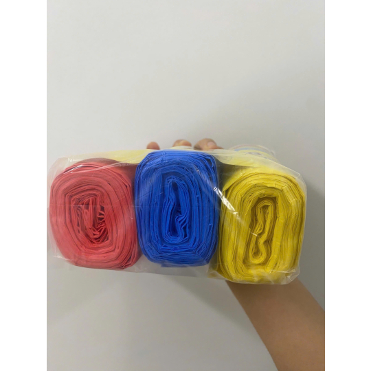 BAO RÁC TRUNG MÀU XANH-ĐỎ-VÀNG 55x65cm